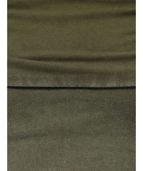 EMODA（エモダ）の「ギャザーオフショルダーリボントップ（Tシャツ/カットソー・レディース・カーキ/ホワイト/ブラック/グレー・FREE）」の12枚目の写真