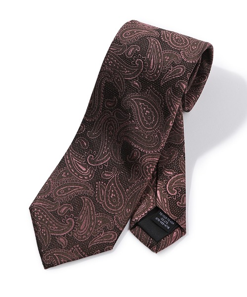 MEN'S BIGI（メンズビギ）の「【TIE YOUR TIE/タイユアタイ】ヴィンテージペイズリー柄ネクタイ（ネクタイ・メンズ・グレー/ターコイズブルー/ピンク・7）」の3枚目の写真