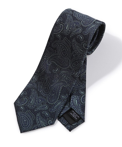 MEN'S BIGI（メンズビギ）の「【TIE YOUR TIE/タイユアタイ】ヴィンテージペイズリー柄ネクタイ（ネクタイ・メンズ・グレー/ターコイズブルー/ピンク・7）」の2枚目の写真