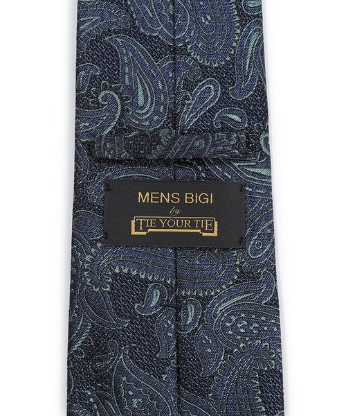 MEN'S BIGI（メンズビギ）の「【TIE YOUR TIE/タイユアタイ】ヴィンテージペイズリー柄ネクタイ（ネクタイ・メンズ・グレー/ターコイズブルー/ピンク・7）」の5枚目の写真