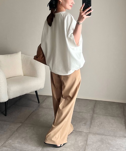 ライトダンボールドロストヘムプルオーバー Emma Taylor