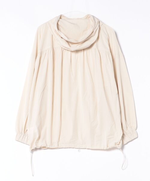 Q(キュー)の「アイスタッチ撥水ブルゾン(ブルゾン・レディース・ブラウン/アイボリー・MEDIUM)」の4枚目の写真