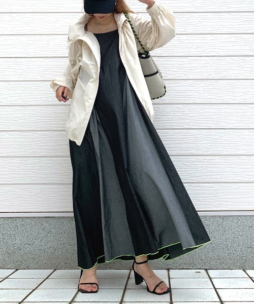 Q(キュー)の「アイスタッチ撥水ブルゾン(ブルゾン・レディース・ブラウン/アイボリー・MEDIUM)」の16枚目の写真