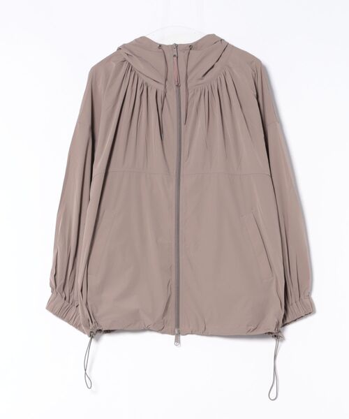 Q(キュー)の「アイスタッチ撥水ブルゾン(ブルゾン・レディース・ブラウン/アイボリー・MEDIUM)」の11枚目の写真