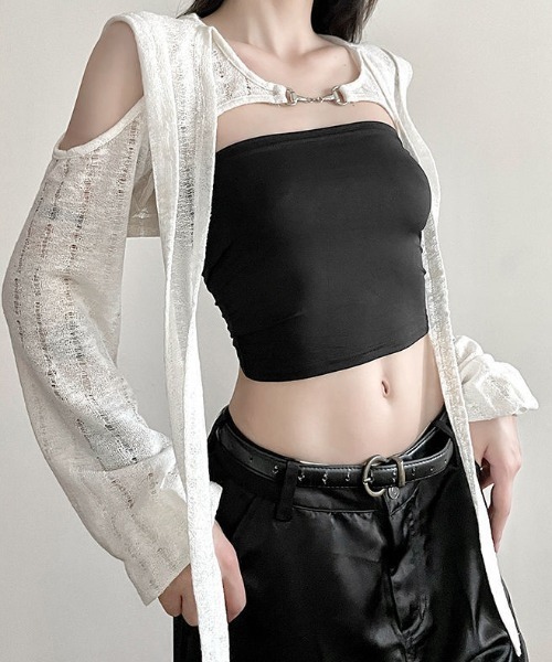トップス TTT_MSW see-through top see-through top/シースルートップス（その他トップス）｜Chick