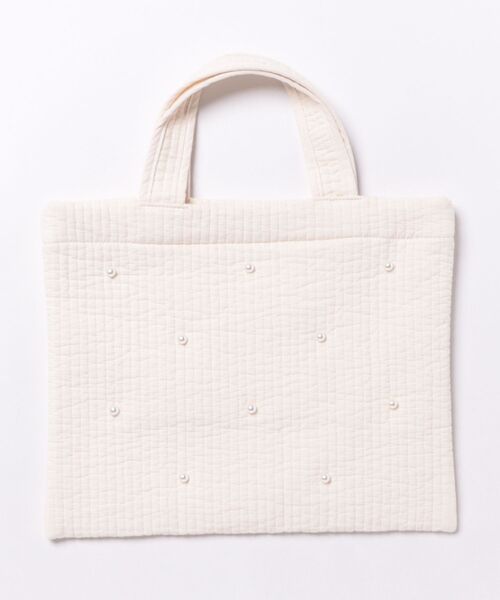 HUIT bouquet(ユイット)の「前後2way デザイン ヌビ バッグ HUIT(トートバッグ・レディース・ブラック/アイボリー・フリー)」の19枚目の写真