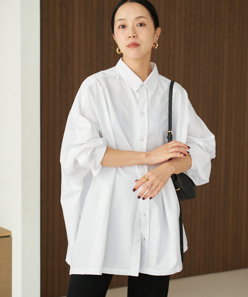 [新品未使用]plage Light OX Poncho シャツ Light OX Poncho シャツ（シャツ/ブラウス）｜Plage（プラージュ）の