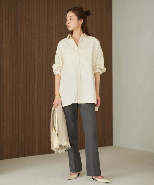 Light OX Poncho シャツ（シャツ/ブラウス）｜Plage（プラージュ