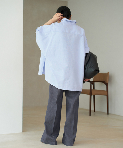 [新品未使用]plage Light OX Poncho シャツ Light OX Poncho シャツ（シャツ／ブラウス）｜Plage