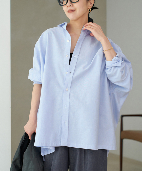 Light OX Poncho シャツ（シャツ/ブラウス）｜Plage（プラージュ）の