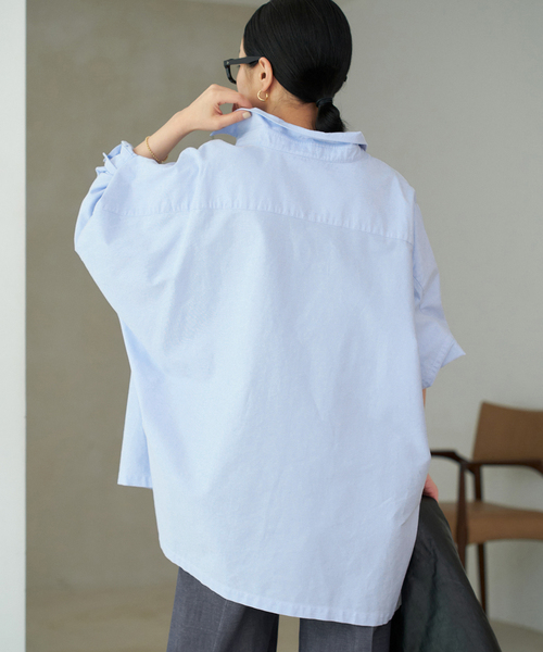 Light OX Poncho シャツ（シャツ/ブラウス）｜Plage（プラージュ）の