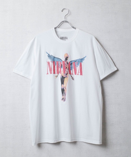 ROCK-OFF（ロックオフ）の「【ROCK-OFF】【3】NIRVANA ANGELIC T-SHIRTS（Tシャツ/カットソー・メンズ・ブラック/ホワイト・X-LARGE/LARGE/MEDIUM）」の12枚目の写真