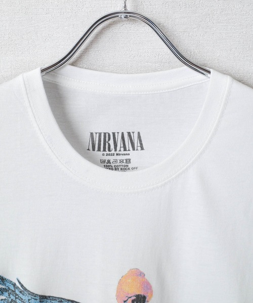 ROCK-OFF（ロックオフ）の「【ROCK-OFF】【3】NIRVANA ANGELIC T-SHIRTS（Tシャツ/カットソー・メンズ・ブラック/ホワイト・X-LARGE/LARGE/MEDIUM）」の15枚目の写真