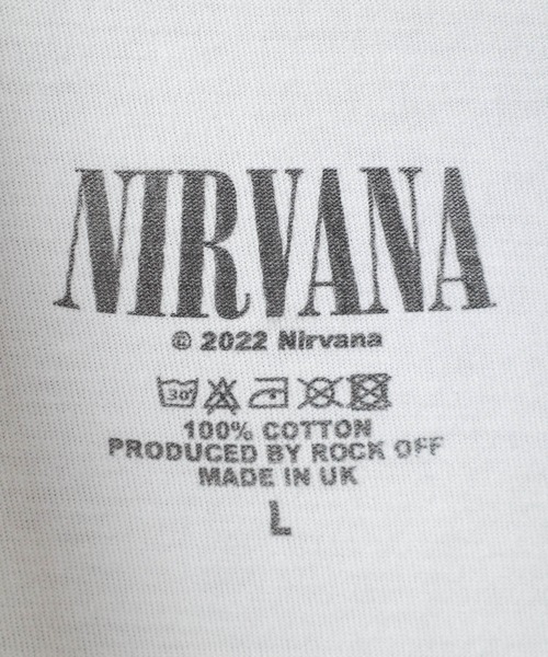 ROCK-OFF（ロックオフ）の「【ROCK-OFF】【3】NIRVANA ANGELIC T-SHIRTS（Tシャツ/カットソー・メンズ・ブラック/ホワイト・X-LARGE/LARGE/MEDIUM）」の18枚目の写真