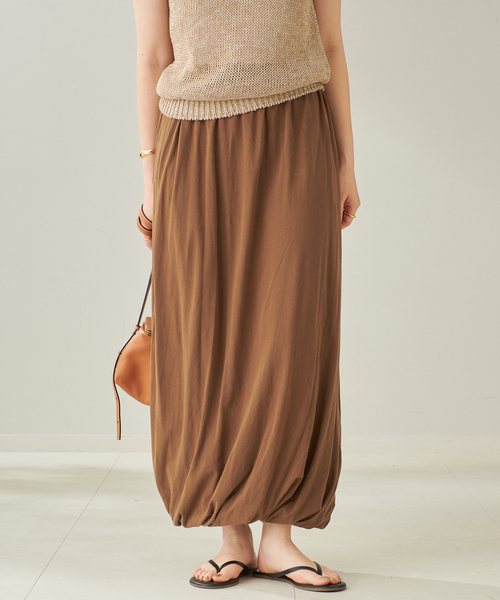 plage プラージュ　タフタバルーンスカート　ベージュ　36サイズ　美品 セール】JERSEY BALOON スカート（スカート）｜Plage