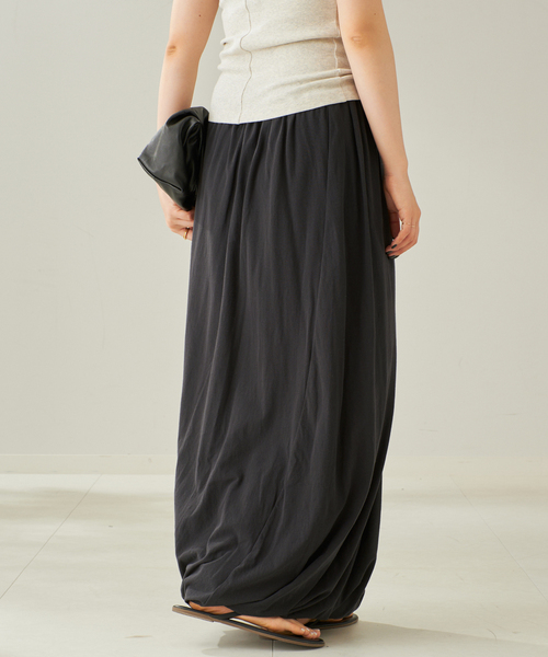 Plage 25SS JERSEY BALOON スカート キャメル M プラージュ Plage JERSEY BALOON スカート （キャメル