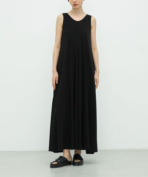 TOMORROWLAND .B（トゥモローランドビー）の「コットンテンセル ロングワンピース（ワンピース・レディース・チャコールグレー/レッド・FREE）」の3枚目の写真