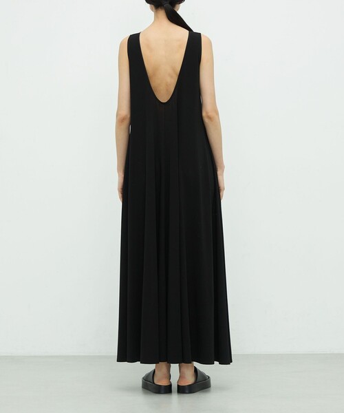 TOMORROWLAND .B（トゥモローランドビー）の「コットンテンセル ロングワンピース（ワンピース・レディース・チャコールグレー/レッド・FREE）」の5枚目の写真