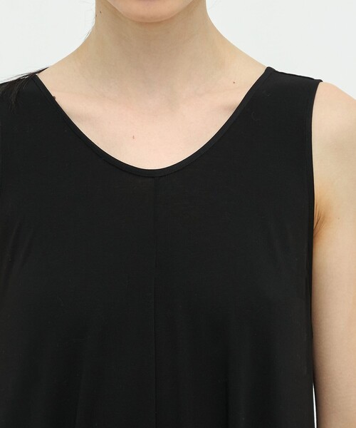 TOMORROWLAND .B（トゥモローランドビー）の「コットンテンセル ロングワンピース（ワンピース・レディース・チャコールグレー/レッド・FREE）」の6枚目の写真