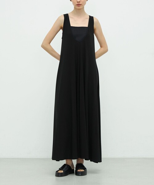 TOMORROWLAND .B（トゥモローランドビー）の「コットンテンセル ロングワンピース（ワンピース・レディース・チャコールグレー/レッド・FREE）」の11枚目の写真