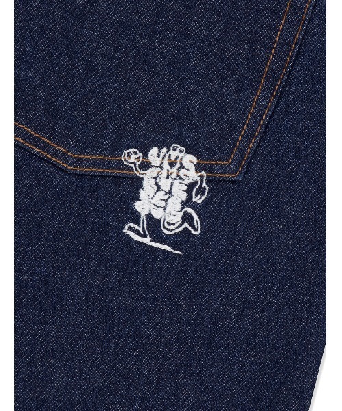 YESEYESEE(イエスアイシー)の「Basal 5 Pockets Denim Shorts(デニムパンツ・メンズ・ダークインディゴブルー/クリーム/ライトブルー・S/M/L/XL)」の22枚目の写真