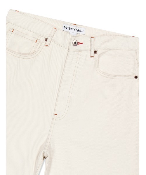 YESEYESEE(イエスアイシー)の「Basal 5 Pockets Denim Shorts(デニムパンツ・メンズ・ダークインディゴブルー/クリーム/ライトブルー・S/M/L/XL)」の7枚目の写真