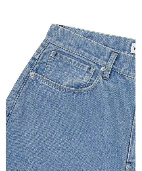 YESEYESEE(イエスアイシー)の「Basal 5 Pockets Denim Shorts(デニムパンツ・メンズ・ダークインディゴブルー/クリーム/ライトブルー・S/M/L/XL)」の14枚目の写真