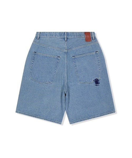 YESEYESEE(イエスアイシー)の「Basal 5 Pockets Denim Shorts(デニムパンツ・メンズ・ダークインディゴブルー/クリーム/ライトブルー・S/M/L/XL)」の12枚目の写真