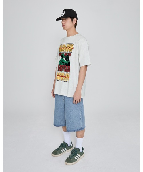 YESEYESEE(イエスアイシー)の「Basal 5 Pockets Denim Shorts(デニムパンツ・メンズ・ダークインディゴブルー/クリーム/ライトブルー・S/M/L/XL)」の18枚目の写真