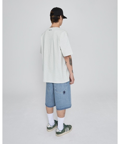 YESEYESEE(イエスアイシー)の「Basal 5 Pockets Denim Shorts(デニムパンツ・メンズ・ダークインディゴブルー/クリーム/ライトブルー・S/M/L/XL)」の19枚目の写真