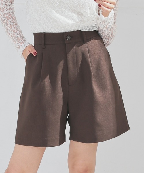 Honeys（ハニーズ）の「ショートパンツ（その他パンツ・レディース・ホワイト系その他/ブラウン/ベージュ系その他/ブラック/ブラウン系その他・L/LL/M/S/SS）」の4枚目の写真