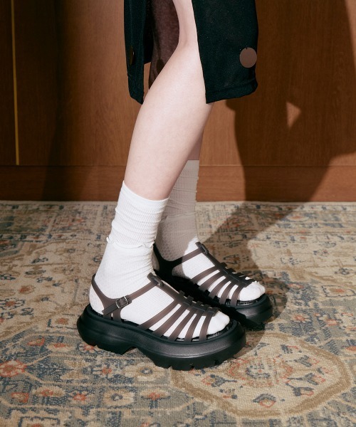 【送料込】韓国人気★GLAIR FLATFORM SANDALS サンダル GLAIR FLATFORM SANDALS(サンダル)|ROCKFISH WEATHERWEAR