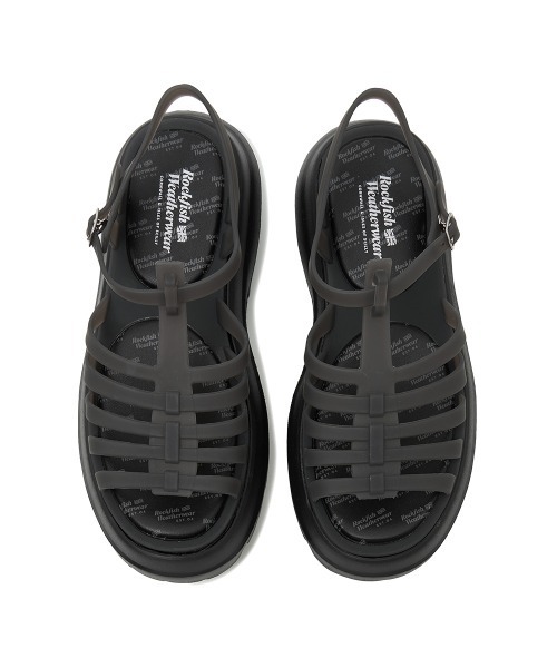 ROCKFISH WEATHERWEAR(ロックフィッシュウェザーウェア)の「GLAIR FLATFORM SANDALS(サンダル・レディース・ブラック系/ブラック/ホワイト/チャコール・24.5cm/24.0cm/25.0cm/23.0cm)」の18枚目の写真