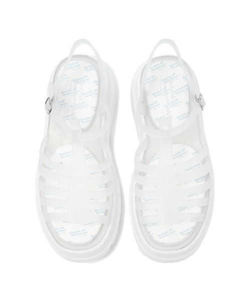 ROCKFISH WEATHERWEAR(ロックフィッシュウェザーウェア)の「GLAIR FLATFORM SANDALS(サンダル・レディース・ブラック系/ブラック/ホワイト/チャコール・24.5cm/24.0cm/25.0cm/23.0cm)」の12枚目の写真