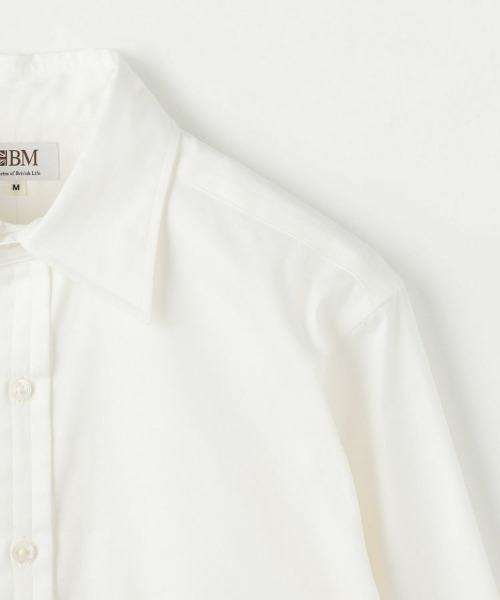 BRITISH MADE(ブリティッシュメイド)の「ドレスシャツ/ロンドン(ホワイト)(MEN) 全1色(シャツ/ブラウス・メンズ・ホワイト・M/S/L)」の5枚目の写真