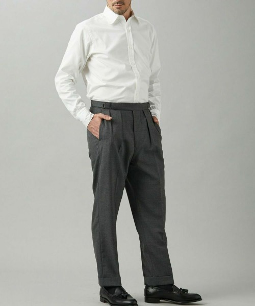 BRITISH MADE(ブリティッシュメイド)の「ドレスシャツ/ロンドン(ホワイト)(MEN) 全1色(シャツ/ブラウス・メンズ・ホワイト・M/S/L)」の12枚目の写真