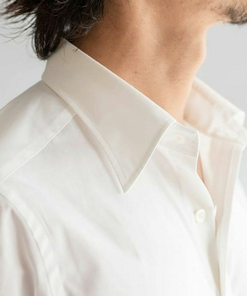 BRITISH MADE(ブリティッシュメイド)の「ドレスシャツ/ロンドン(ホワイト)(MEN) 全1色(シャツ/ブラウス・メンズ・ホワイト・M/S/L)」の11枚目の写真