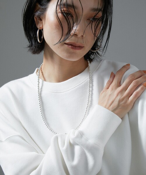 SALON adam et rope'(サロン アダム エ ロペ)の「【ERICKA NICOLAS BEGAY】ナバホパールネックレス5mm/60cm(ネックレス・レディース・シルバー・FREE)」の14枚目の写真