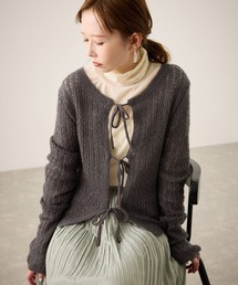 ROPE' PICNIC | フロントリボンカーディガン(カーディガン/ボレロ)