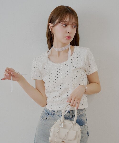 チーコ Chico（チコ）の「【SALON by Chico/4色展開】セーラーノースリ