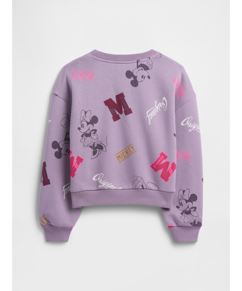 GAP（ギャップ）の「GapKids × ディズニー オーバーサイズ プリント スウェットシャツ（スウェット・キッズ・パープル・110cm/120cm/130cm/140cm/150cm/160cm）」の2枚目の写真