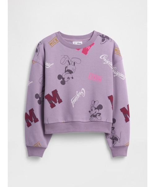 GAP（ギャップ）の「GapKids × ディズニー オーバーサイズ プリント スウェットシャツ（スウェット・キッズ・パープル・110cm/120cm/130cm/140cm/150cm/160cm）」の4枚目の写真