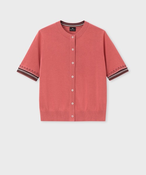新品タグ付 PS Paul Smith ポールスミス メッシュ半袖カーディガン夏 セール】Paul Smith｜ポール・スミスのカーディガン/ボレロ（半端袖