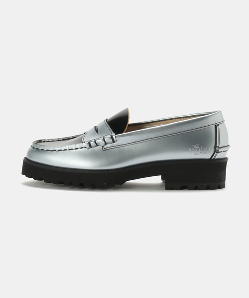 The Kenford Fineshoes(ケンフォードファインシューズ)の「The Kenford Fineshoes / ケンフォード ファインシューズ TANK SOLE LOAFERS SLBL(ローファー・レディース・シルバー・23.5cm/24cm/24.5cm/23cm/22.5cm/25cm)」の7枚目の写真