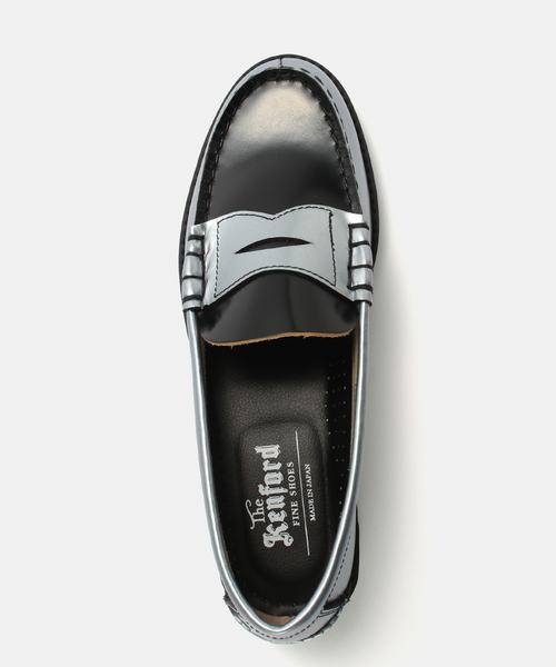 The Kenford Fineshoes(ケンフォードファインシューズ)の「The Kenford Fineshoes / ケンフォード ファインシューズ TANK SOLE LOAFERS SLBL(ローファー・レディース・シルバー・23.5cm/24cm/24.5cm/23cm/22.5cm/25cm)」の11枚目の写真