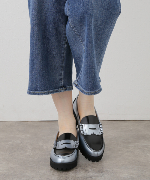 The Kenford Fineshoes(ケンフォードファインシューズ)の「The Kenford Fineshoes / ケンフォード ファインシューズ TANK SOLE LOAFERS SLBL(ローファー・レディース・シルバー・23.5cm/24cm/24.5cm/23cm/22.5cm/25cm)」の14枚目の写真