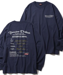 【GENUINE DICKIES/ジェニュインディッキーズ】アートワークデザイン ロングスリーブTシャツ