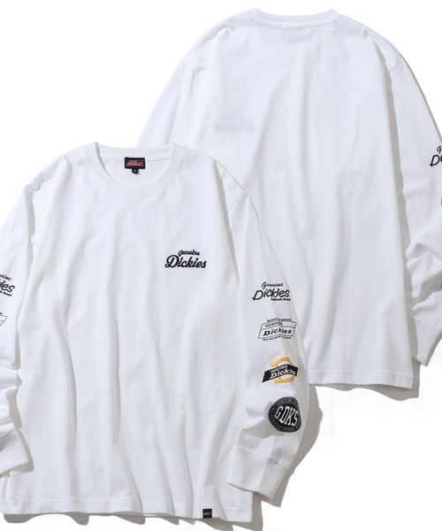 Dickies(ディッキーズ)の「【GENUINE DICKIES/ジェニュインディッキーズ】アートワークデザイン ロングスリーブTシャツ(Tシャツ/カットソー・メンズ・ダークブルー/ブラック/ホワイト/アッシュグレー・XL/M/L)」の1枚目の写真