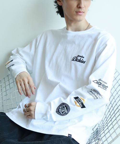 Dickies(ディッキーズ)の「【GENUINE DICKIES/ジェニュインディッキーズ】アートワークデザイン ロングスリーブTシャツ(Tシャツ/カットソー・メンズ・ダークブルー/ブラック/ホワイト/アッシュグレー・XL/M/L)」の13枚目の写真
