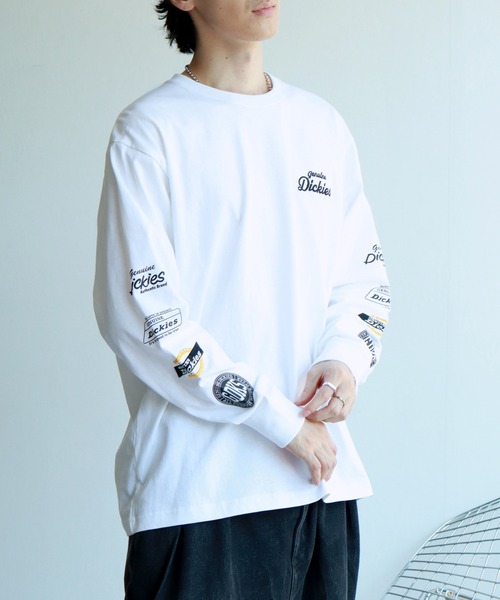 Dickies(ディッキーズ)の「【GENUINE DICKIES/ジェニュインディッキーズ】アートワークデザイン ロングスリーブTシャツ(Tシャツ/カットソー・メンズ・ダークブルー/ブラック/ホワイト/アッシュグレー・XL/M/L)」の17枚目の写真
